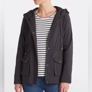 NWOT Eden Society Holly Contrast Hood Cargo Jacket Gray Size S